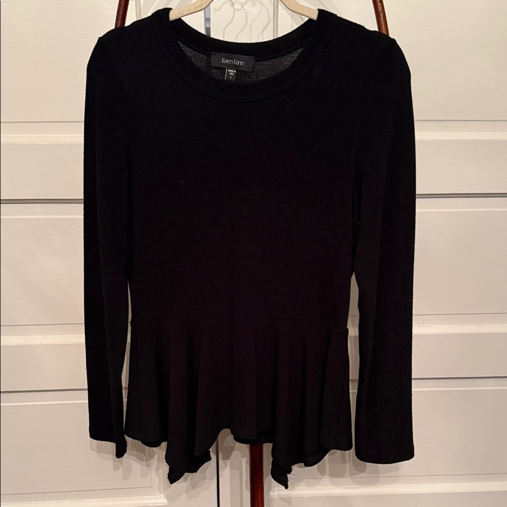 Witchy goth  handkerchief Peplum Top Dark Romantic Chic whitchy whimsy